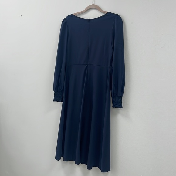 Navy Prairie Style Dress - Picture 2 of 7